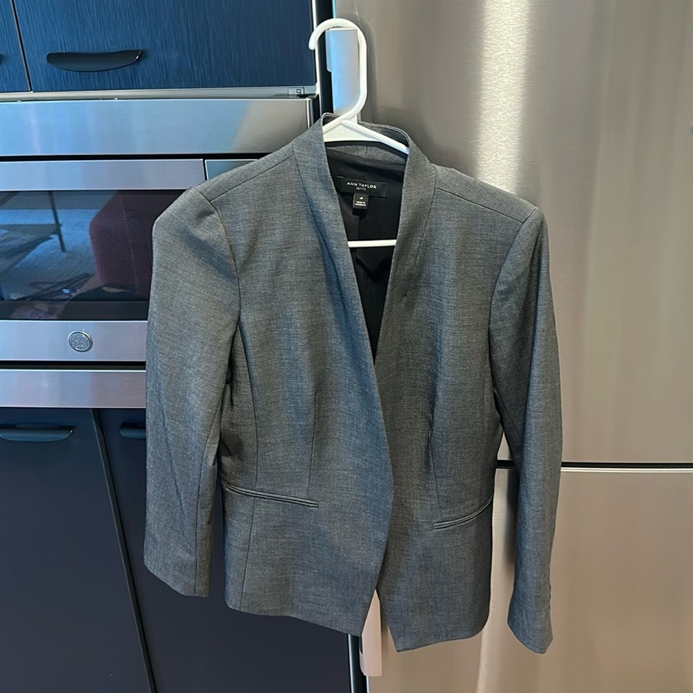 Ann Taylor Gray Blazer